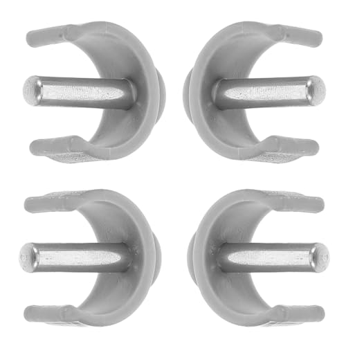 Healeved 4Pcs Crutch Replacement Clips, C-Shaped Buckle Clamp for Walker, Cane, and Crutches Accessories,Secure Fit, Compatible with 0.87 Inch Poles
