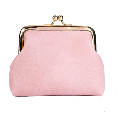 Image of Cute Floral Buckle Coin Purses Vintage Pouch Kiss-lock Change Purse Wallets
