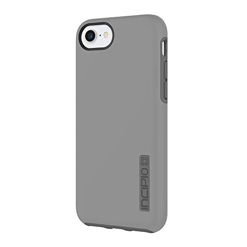 Incipio DualPro iPhone 8 & iPhone 7/6/6s Case with Shock-Absorbing Inner Core & Protective Outer Shell for iPhone 8 & iPhone 7/6/6s - Gray/Charcoal