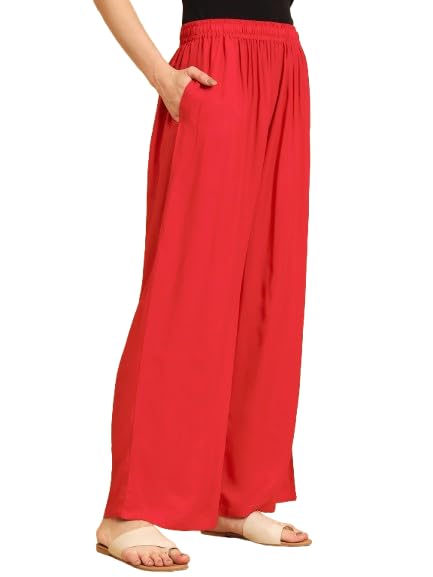 Image of Soft Colors Women Regular Fit Pocket Palazzo