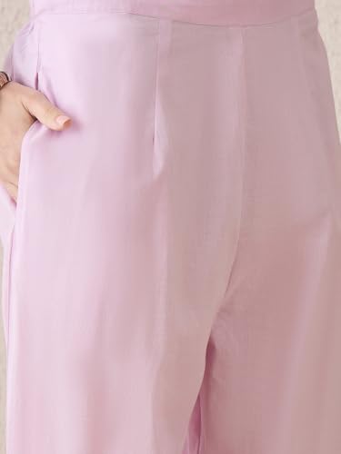 Image of INDO ERA Women's Cotton Ethnic Co-Ord Set | Kurta Pant Set | Stylish Cotton Suit Set for Women,9783 | Cord Set For Women Cotton |