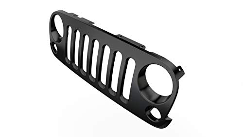 Jeep Wrangler (JK) Satin Black Front Grille Mopar OEM