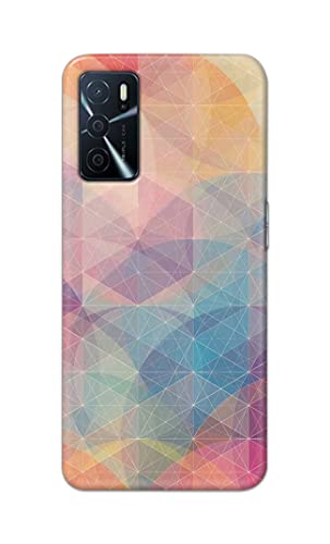 Image of Printed Hard Back Cover Case for Oppo A16 | Oppo A16s Back Cover (Crumpled Paper Design) -1803