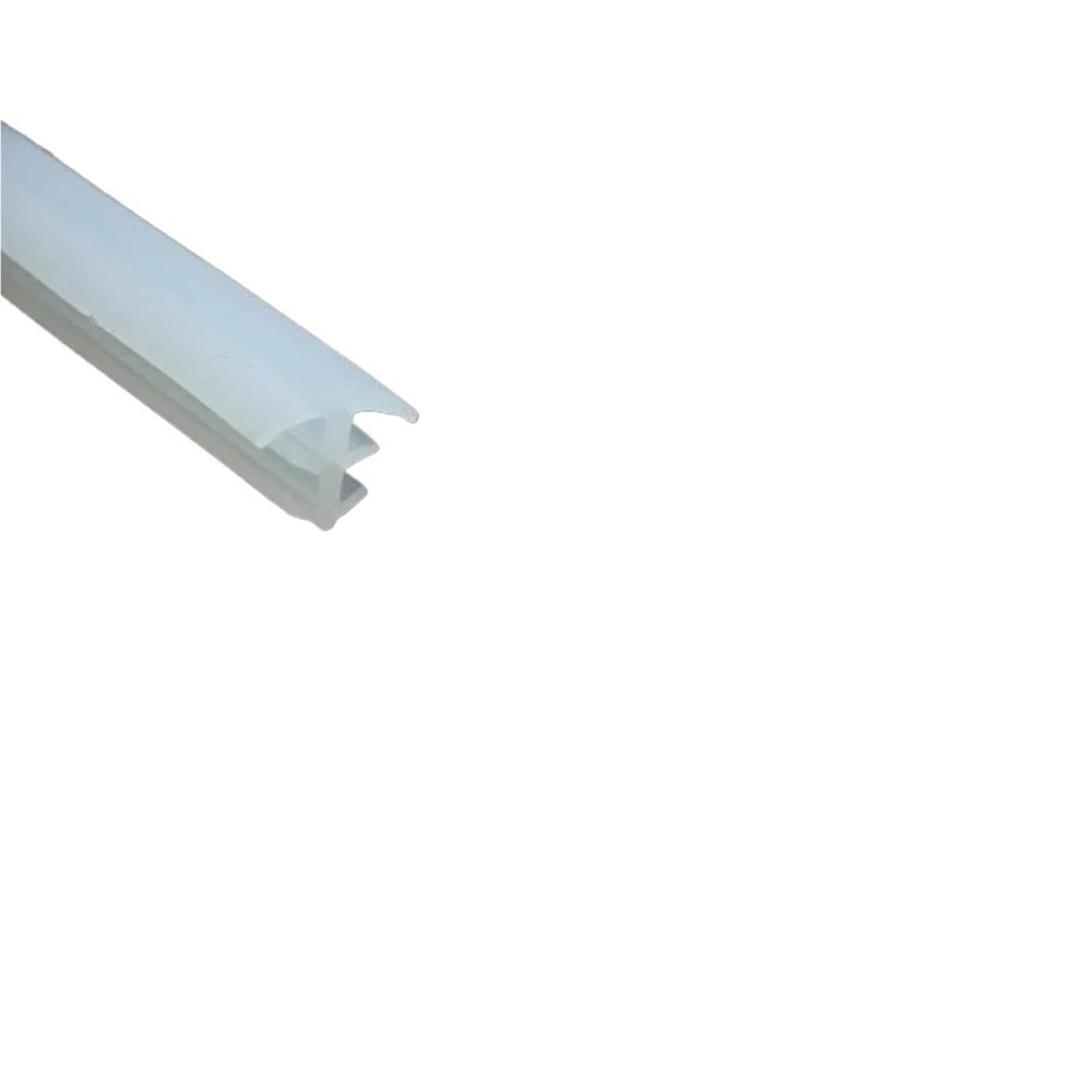 Tira de sellado de silicona transparente en forma de T Calor 1-10 m | T-31,5M