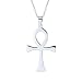 Produktbild Bling Jewelry Großer Klassischer Herrenschlüssel Zum Leben Ägyptisches Ankh-Kreuzanhänger Für Männer Teenager Polierter .925Er Sterlingsilber
