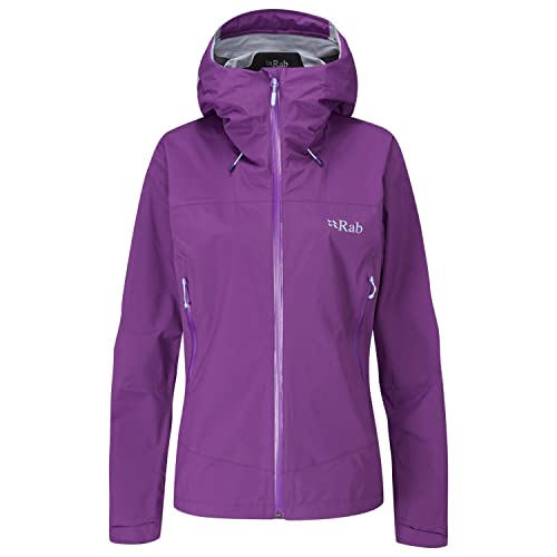 Rab Women's Downpour Plus 2.0 Jacket - Blackcurrant - 16