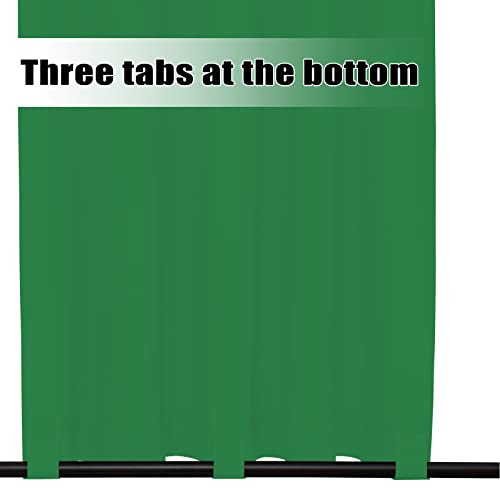 Image of Easy-Going Outdoor Curtains for Patio 1 Panel, 54x120 inch, Green | Waterproof, Windproof, Weatherproof Privacy Outdoor Curtains for Cabanas Porches and Pergolas, Grommet Top and Tab Bottom
