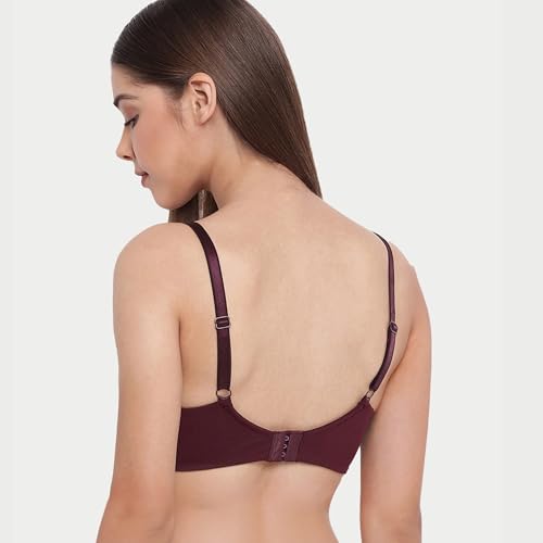Image of Enamor Women's Everyday Cotton T-Shirt Bra - Non-Padded, Non-Wired, Full-Coverage, Pinch-Free, Ultra-Smoothing Design