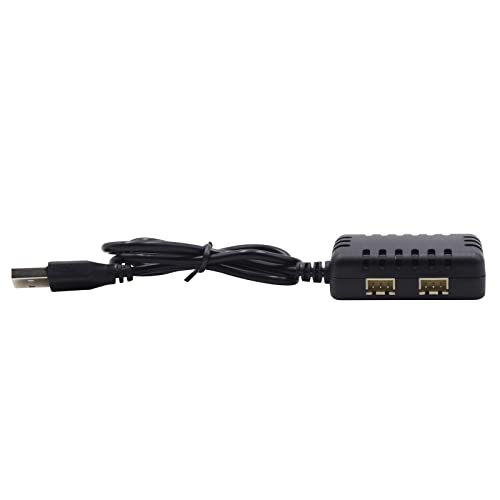 Blomiky 2-In-1 2S 7.4V 1000Ma Li-Ion/Li-Po Battery Balance Charger Cable For Rc Boat Airplane Helicopter Trucks Cars 2S Lipo Battery 7.4V 1 To 2 #TOP6
