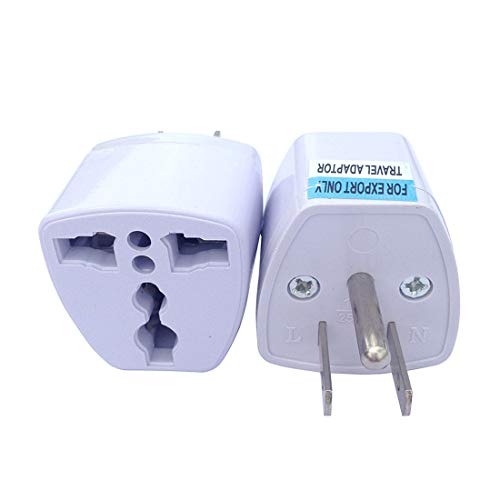 uu19ee Adaptador estándar Nacional de Viaje Universal Enchufe de alimentación Dos Vueltas Planas Tres Orificios Enchufe de alimentación Potencia de conversión