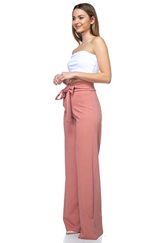 Women's J2 Love Front Tie Palazzo Pants3