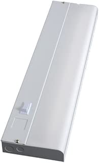 GE Advantage 18 Inch Fluorescent Under Cabinet Light Fixture, Direct Wire Light Bar, Warm White, Metal Housing, Bulb Included, Perfect for Kitchen, Garage, Basement, Workbench, 16547 - coolthings.us