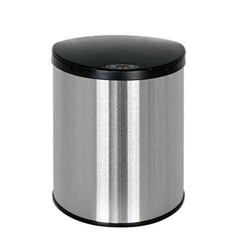 Boyishengshi 6 Liter No Touch Waste Bin Auto Open Close Trash Can Sensor Dustbin Stainless Steel Boyishengshi 6 Liter No Touch Waste Bin Auto Open Close Trash Can Sensor Dustbin Stainless Steel