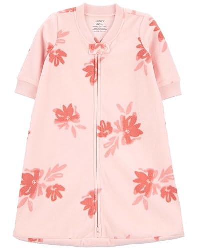 Image of Carter's Unisex Baby Sleep Bag (US, Age, 3 Months, 6 Months, Pretty Pink on Pink Floral)