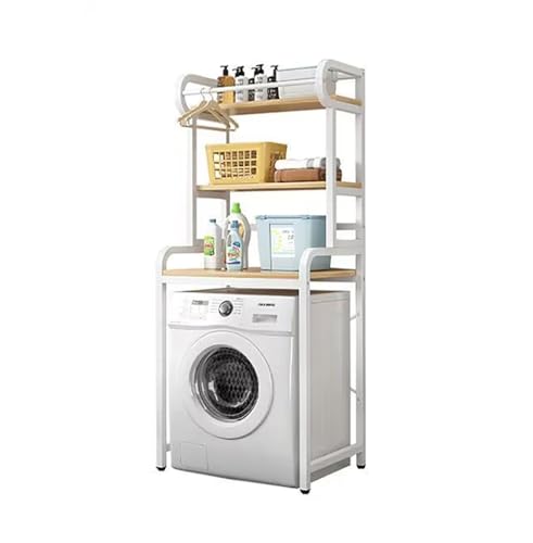 Étagère de rangement pour machine à laver 3 niveaux amovibles buanderie
