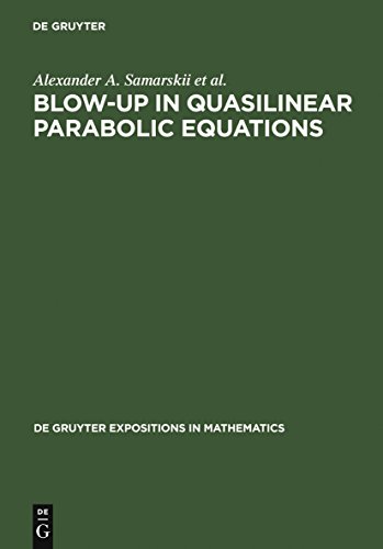 Blow-Up in Quasilinear Parabolic Equations (De Gruyter Expositions in Mathematics Book 19) (English Edition)