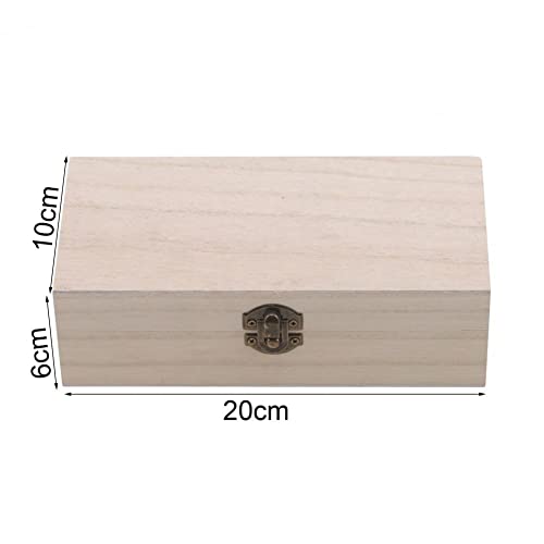 Boîte à bibelots pour table de nuit et rangement bijoux en bois - 4