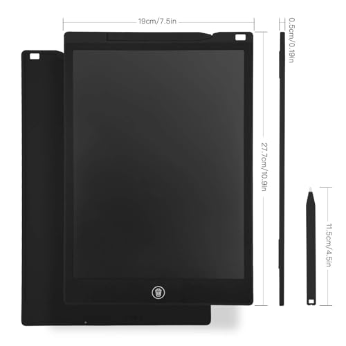 Image of MKY LCD Writing Tablet, Electronic Digital Writing & Colorful Screen Doodle Board, 12-Inch Drawing Tablet Gift for School Kids (Multicolor, Pack of 1)