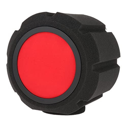 Vaveren Portable Recording Vocal Isolation Booth Microphone Pop Filter Shield Accessory, Standard Red