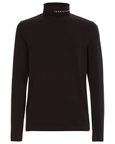 Tommy Hilfiger Herren ROLL Neck Tommy Logo LS Tee MW0MW28787 Langarm...