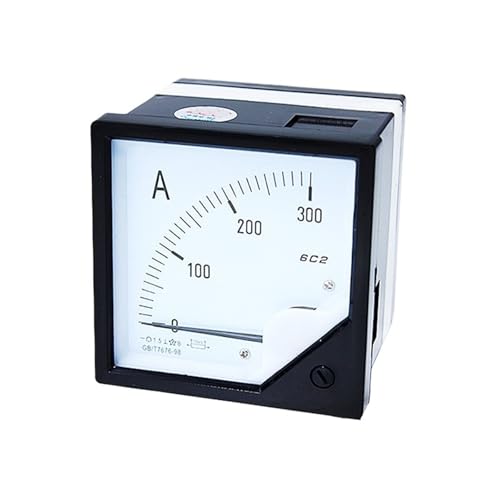 Ampèremètre à aiguille CC 6C2 pour mesure de courant 20A direct ou via shunt 75mV 80x80mm