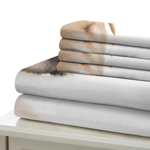 Housse de couette chiot king size en microfibre de qualité supérieure avec zip doux invisible - 7