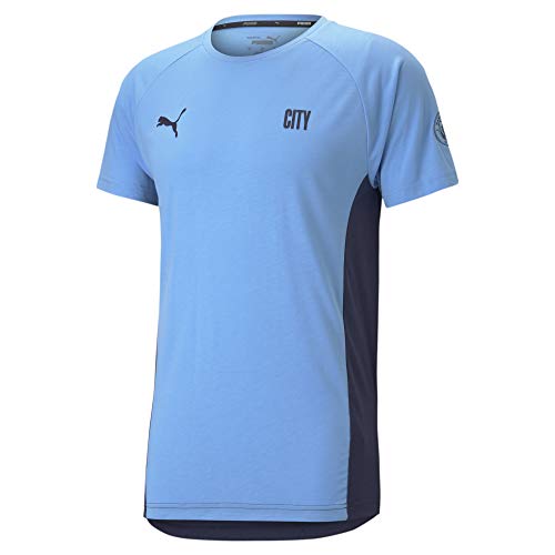 Tee-shirt Manchester City PUMA stretch et respirant bleu clair M