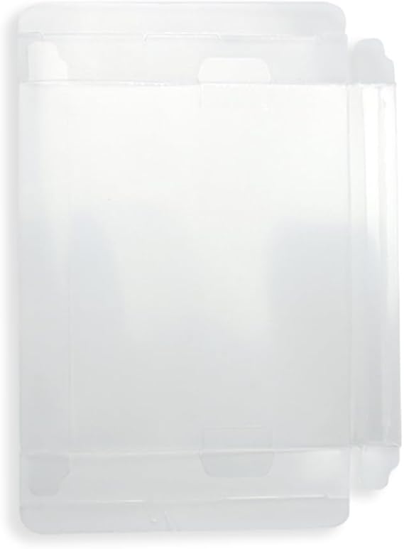 10Pcs Clear Protective Box Case Sleeve Protectors for NES Game Cartridge Box
