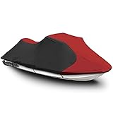 WFLNHB Super Heavy-Duty TOP Cover Replacement for Trailerable PWC Watercraft Jet Ski Cover 116-125(2-3 Seater)