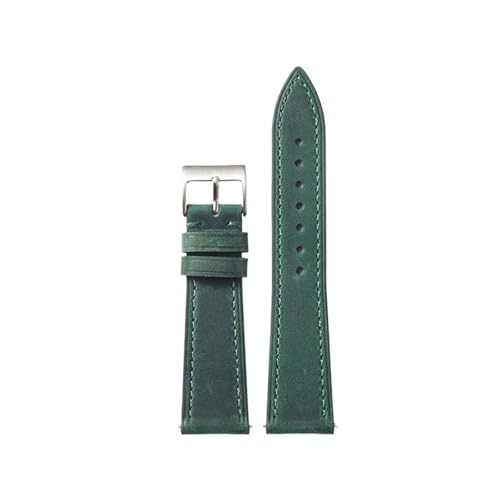 Bracelet de montre en cuir de veau Crazy Horse givré rétro HMFANG