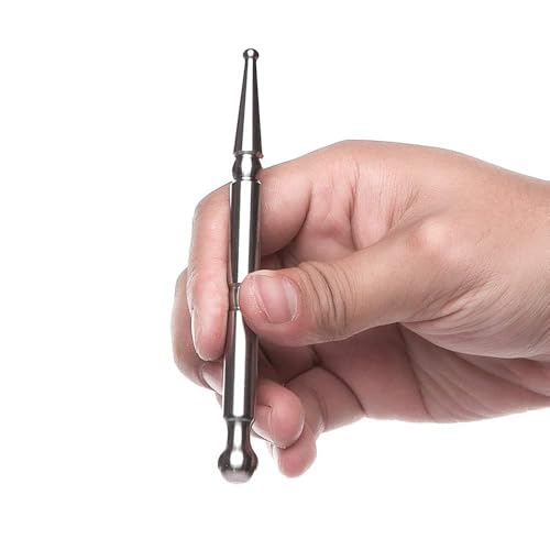 Image of Acupuncture Pen, Facial Reflexology Tools Stainless Steel, Trigger Point Massager Tool, Deep Tissue Massage Tool 1 pcs (Accupresour pen 3)