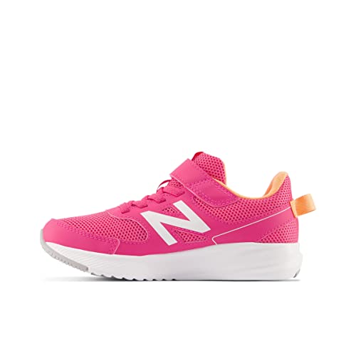 New Balance 570 V3 Bungee Lace With Hook And Loop Top Strap, Zapatillas Niñas, Pink, 35 EU