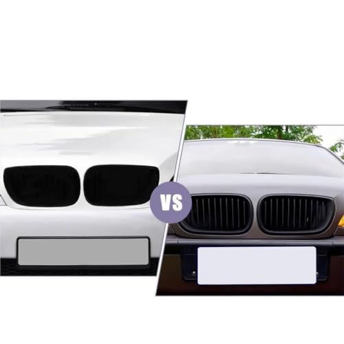 Parrilla del coche elegante negro brillante para BMW Serie 3 E46 de 4 puertas LCI 4