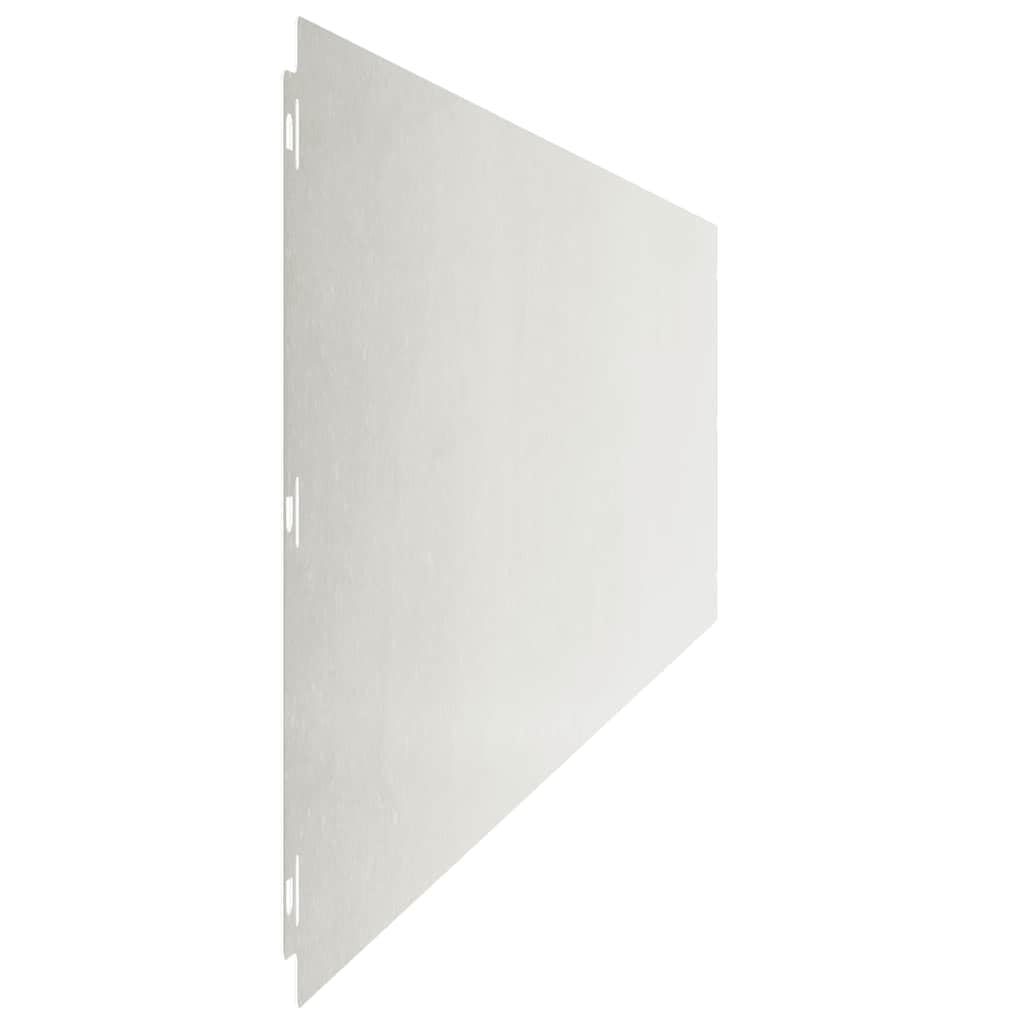 Krawędź trawnika 10 szt. 25 x 103 cm stal nierdzewna | Połączenie bez narzędzi, składane dla krzywych, odporne na korozję, do ogrodu i podjazdów