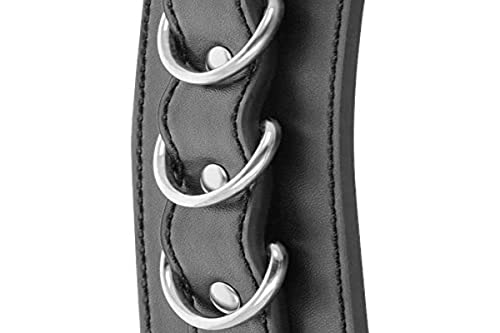 Menottes de chevilles Darkness Darkness en cuir PU réglables pour pimenter vos soirées