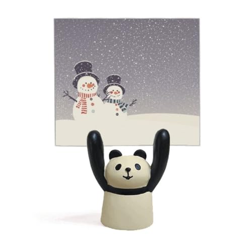 Mémo panda dessin animé avec support de décoration pour festival