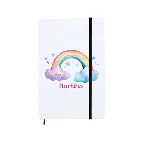 Kembilove Libreta Infantil Personalizada Con Nombre – Cuaderno A5 Con 200 Hojas Blancas – Diseños Infantiles Para Niños Y Niñas – Ideal Escuela, Dibujo, Regalos Originales