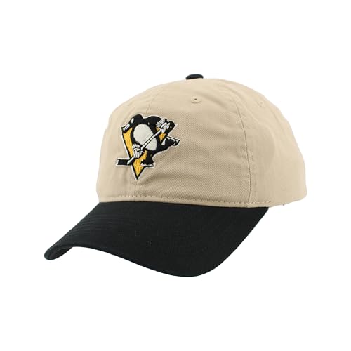 Pittsburgh Penguins NHL Officially Licensed Adjustable Hat Scholarship Icon Stone