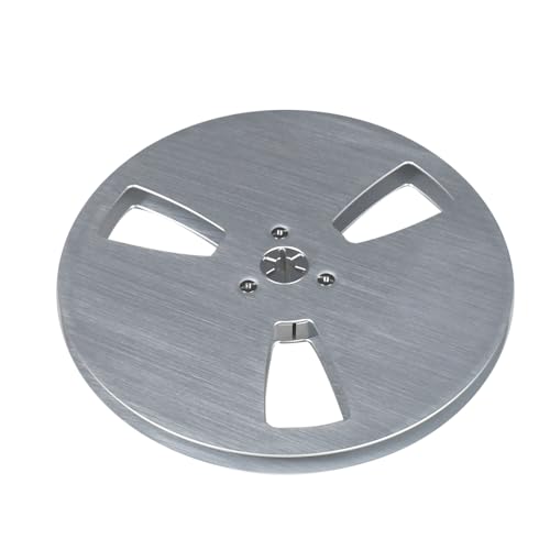 1/4 7 Inch Aluminum Reel for Reel-to-Reel Tape (Silver)