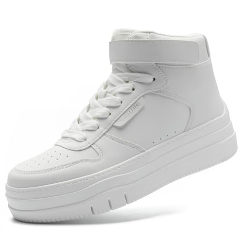 Image of Cestfini High Top Platform Sneakers for Women,Fashion Tennis Shoes