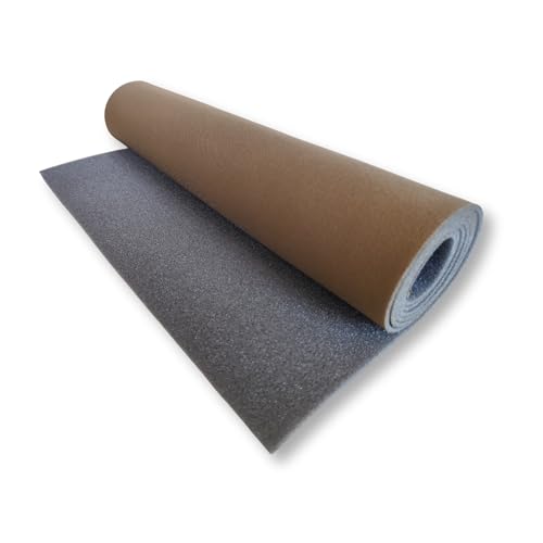 Ciel de toit de voiture TAPHICEROS marron 300x180 cm en tissu au mètre pour rénovation textile auto