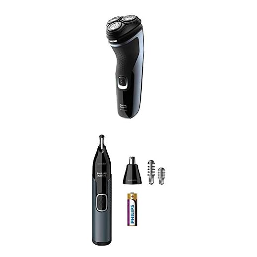 Philips Norelco Shaver with Nosetrimmer 3000 for Nose, Ears and Eyebrows NT3600/42