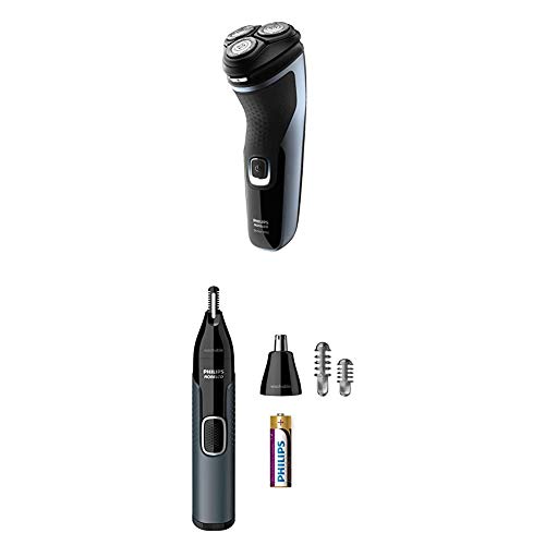 Philips Norelco Shaver with Nosetrimmer 3000 for Nose, Ears and Eyebrows NT3600/42