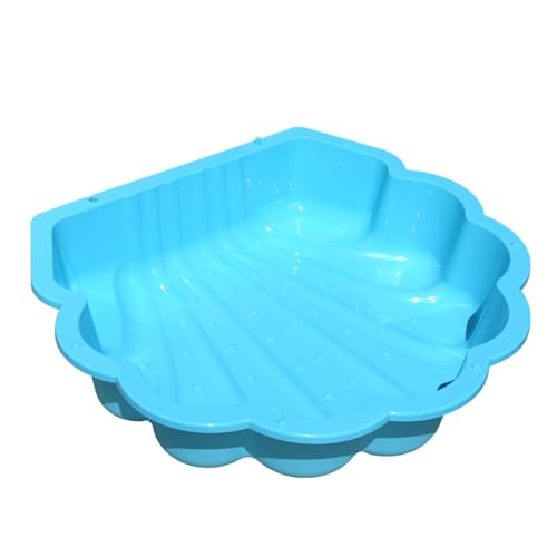 TikTakToo Sable et coquille d'eau I Bac à sable sans couvercle (1 pièce) (turquoise)