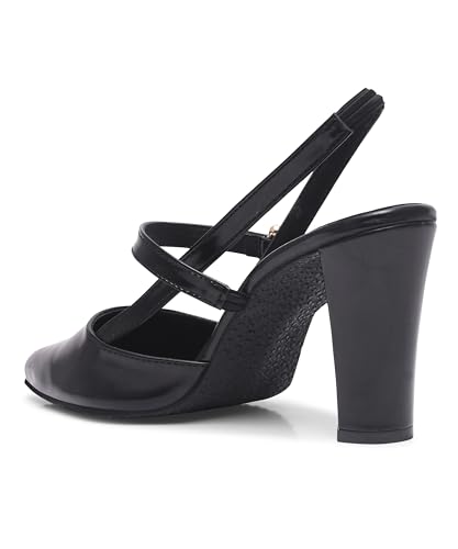 Image of JM LOOKS Slingback Pumps Elegant Dressy Heels for Women Closed Toe Pointy High Heels Wedding Bride Prom Party Evening Shoes