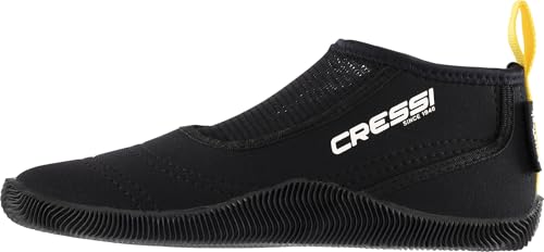 Cressi Aquatrek Boots Black 2XL (EU 46/47) - Bequemer Wasserschuh für den Einsatz im Meer, Schwarz, 2XL-EU 46/47, Erwachsene