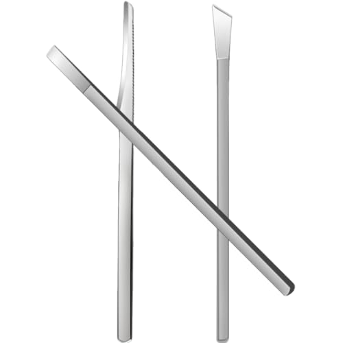 SMASOLO 3 piezas Kit de Cortauñas Profesional para Pedicura Pies Cuchillas Afiladas Acero Inoxidable Incluye Cuchillo Rascador Cuchillo Oblicuo Adecuado para Cuidado de Uñas y Cutículas