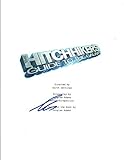 Sam Rockwell Signed Autographed HITCHHIKER'S GUIDE TO THE GALAXY Script COA VD