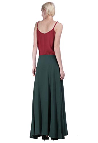 Saia Longa Amazonia Vittal Lisa Loures Green Gênero:Feminino;Cor:Verde;Tamanho:Único