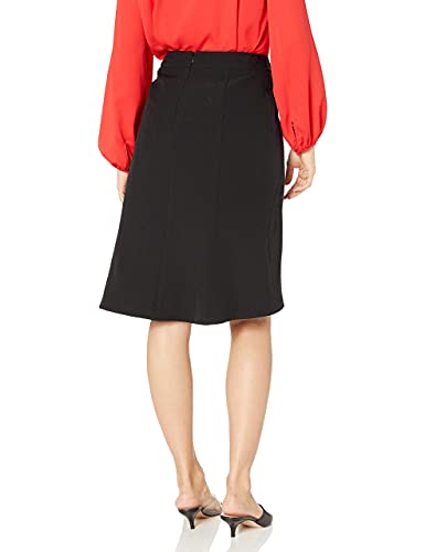 Kasper Women's Stretch Crepe Skirt with Layer Detail2